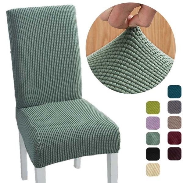 

chair covers elastic sofa cover with back plaids jacquard dining room for wedding el banquet kitchen stretch home
