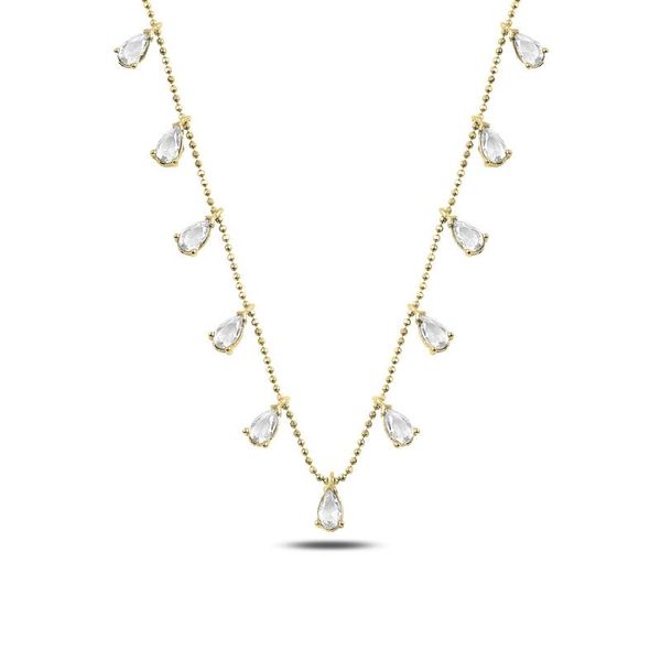 

pendant necklaces silver 925 sterling drop zircon cubic zirconia dangle necklace