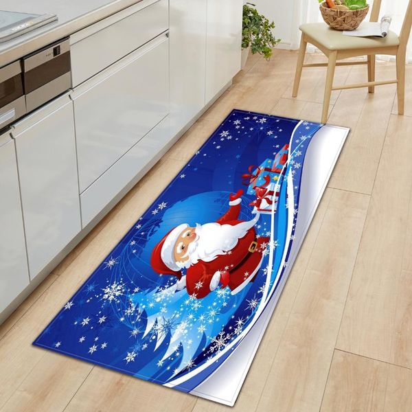 

carpets christmas pattern kitchen mat entrance doormat bedroom children floor decoration rugs home balcony bath hallway anti-slip carpet