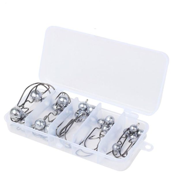 

25pcs circle hooks extra sharp fishing hooks bass fishing tackle set