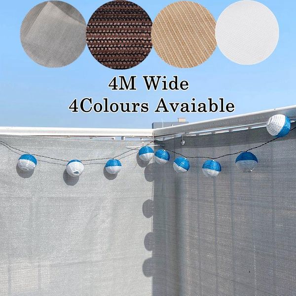 

shade 4m wide outdoor garden sun shelter balcony succulent plant net high-quality anti-uv hdpe sunshade sail