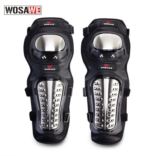 

wosawe riding tribe motorcycle kit knee&elbow protector shield pads stainless pads racing bike off-road vehicles protective gear