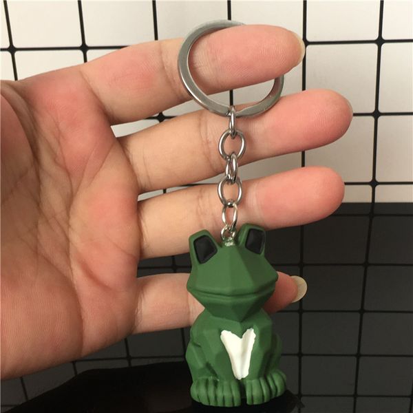 

new soft plastic series lamp rope doll key ring, net red, versatile cartoon small gift, bell pendanta1, Silver