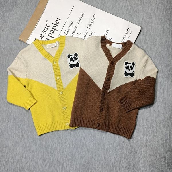 

bobozone panda cardigan for kids boys girls autumn winter 210308, Blue