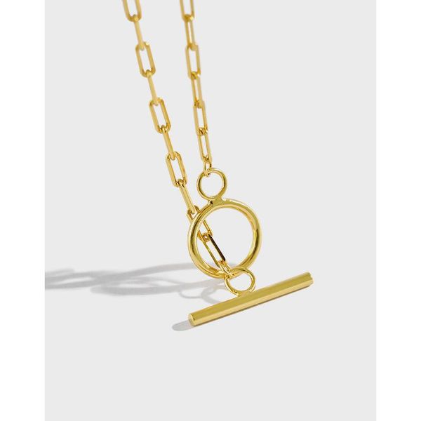 

chains real 925 sterling silver necklace for women ot toggle chunky statement luxury jewelry ladies gifts 2021