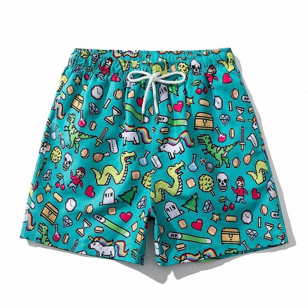 

men's casual chino shorts layered print short pants leisure sports going out micro-elastic graphic quick dry mid waist green m  xl xxl, White;black