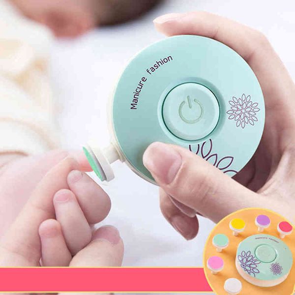 

baby nail care trimmer electric kids nail pedicure clippers cutter infant polisher scissors 3 6pcs grinding head for newborn