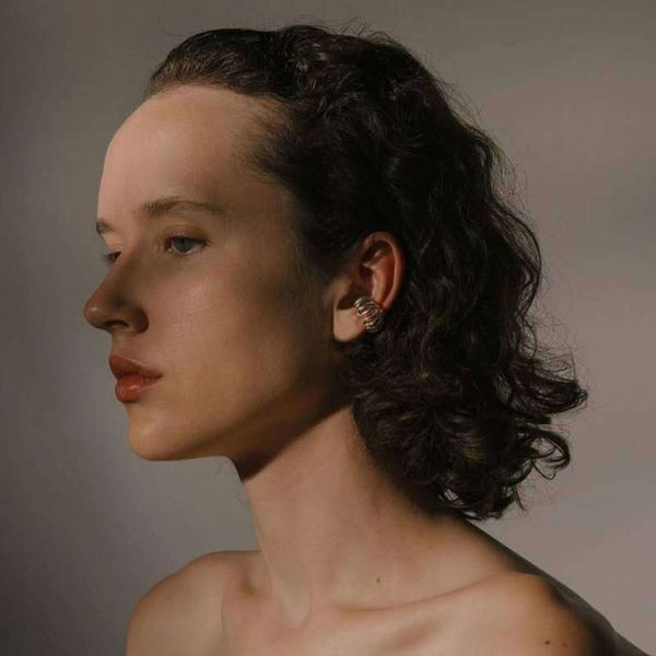 

hbp fashion 2021 new metal wave round bone female clip no ear hole simple temperament earrings, Silver