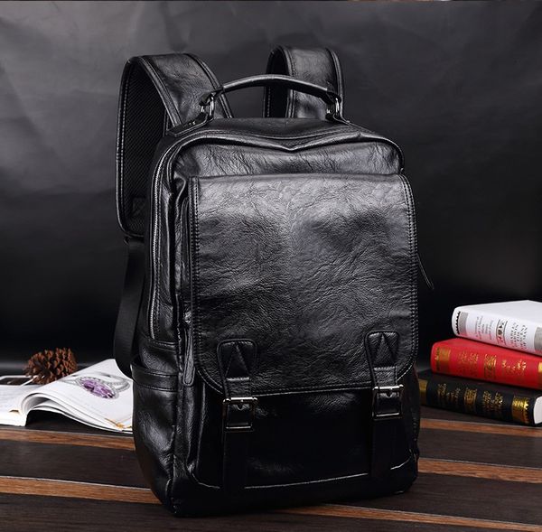 

women designer travel lapsuper soft leather backpack big multi pocket student luxurys schoolbag waterproof traveling business back pack for