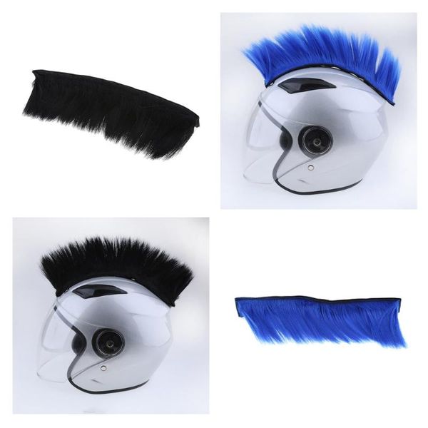 

motorcycle helmets 2 x diy helmet mohawk hair punk for ski snowboard