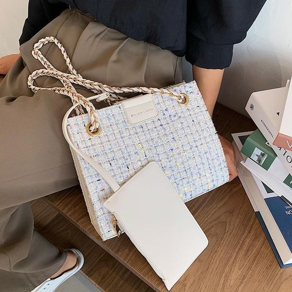 

evening bags womens handbags western style sequin women's fashion red shoulder chain versatile large capacity tote bag purses