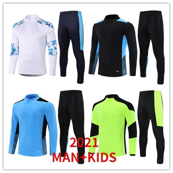 

men's tracksuits marseille men jacket sports training suit om running shirt kids european size, Gray