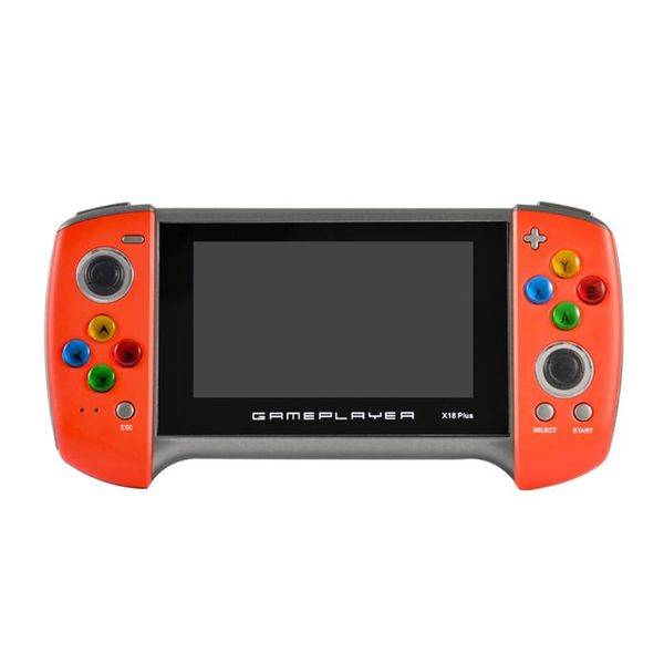 

portable game players hand-held player nostalgic retro console for gift 4.3 inch large screen x18plus mini handheld video