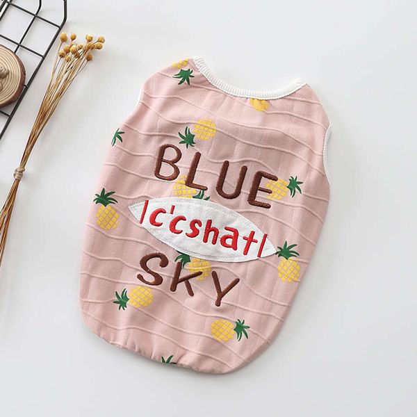 

spring and summer new cotton elastic dog pet vt teddy fadou cloth