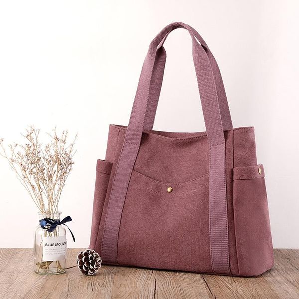 

evening bags fashion canvas shoulder for women female handbag crossbody lady casual large capacity tote purse cloth