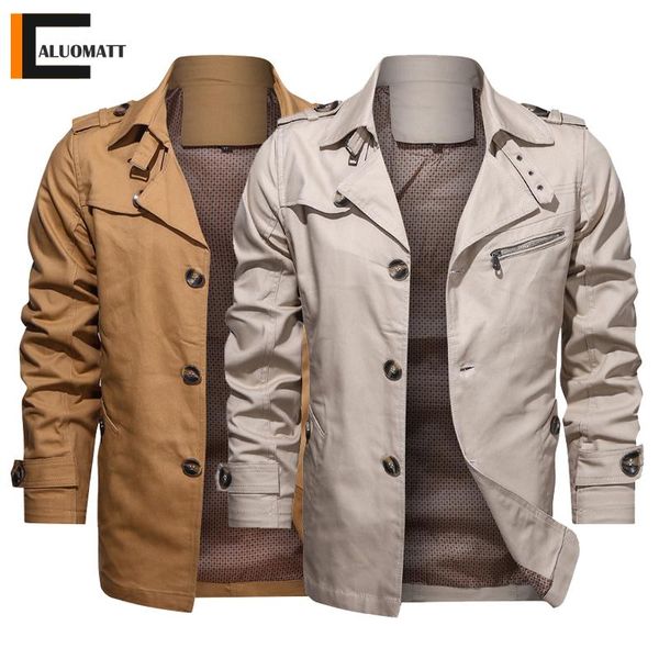 

zipper mens business jacket new fashion middle length cotton windbreaker autumn outdoor bomber jacket men tactical coat, Black;brown