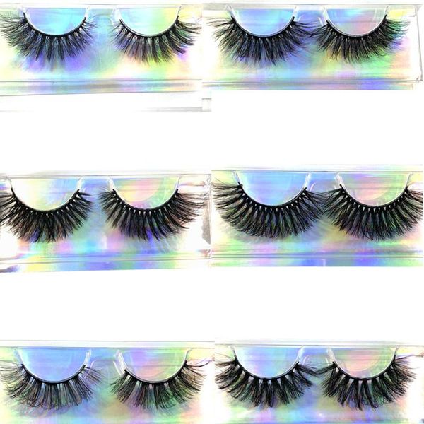 

false eyelashes 3 pairs 100% real full strip lashes crulty 25mm-30mm comfortable soft cotton band 3d