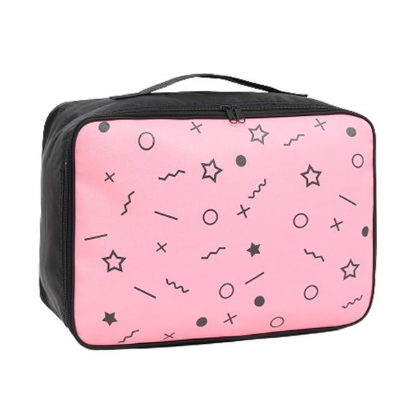 

storage bags makeup zipper closure waterproof portable travel case large capacity nylon cosmetic bag cartoon gifts wear resistant with handl