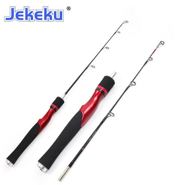 

boat fishing rods jekeku 2021 carbon ice rod soft tip winter 55cm 75cm ultralight eva handle portable pole