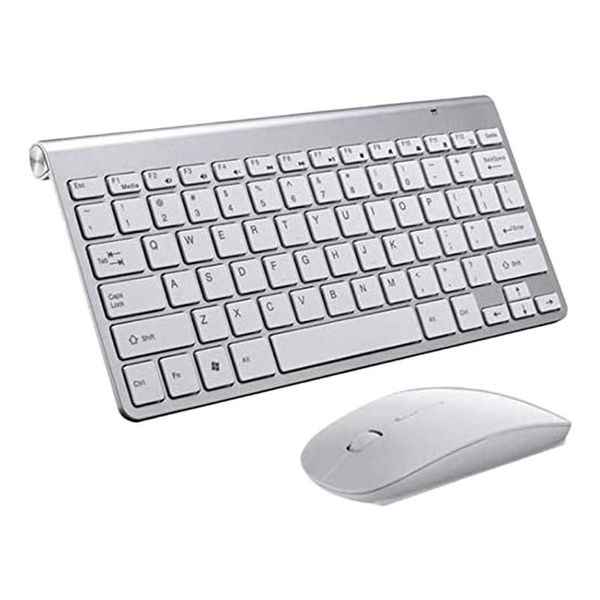 

wireless keyboard and mouse comb silent click mutimedia 2.4g usb keyboard mouse set for notebook office supplies