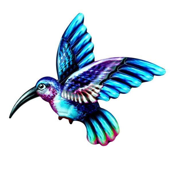 

decorative objects & figurines n79 creative glass decals hummingbird painting stickers non adhesive anti-collision window clings to prevent