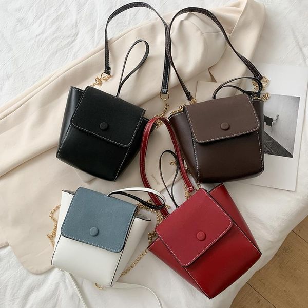 

cross body fashion pu leather women shoulder crossbody bag female street flap purse ladies chain travel messenger handbags for 2021 trend