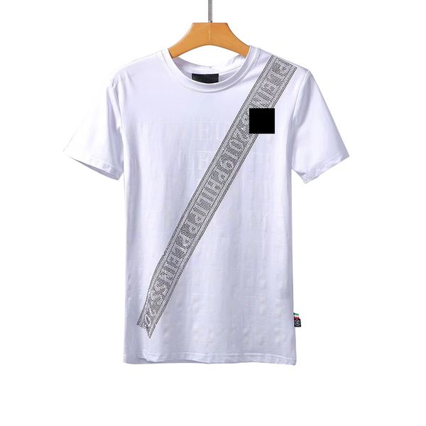 

designers t shirts mens for summer womens t-shirt fashion tide letter print casual men women crew neck, White;black