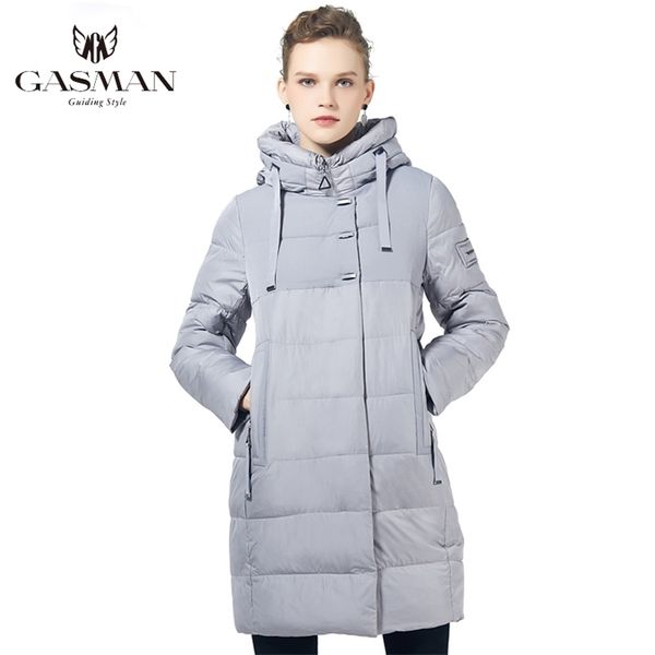 

gasman winter women parka collection windproof women's thick coat hooded european style warm down jacket 17616 211216, Black