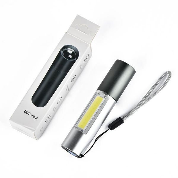 

flashlights torches usb rechargeable led waterproof torch adjustable focus zoom portable night lighting for outdoor