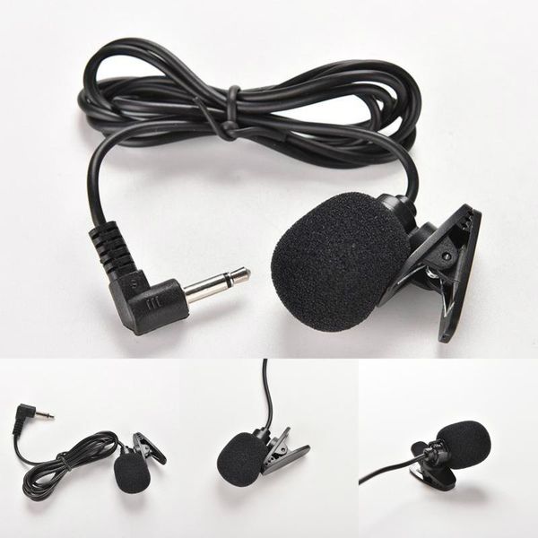 

universal portable 3.5mm mini headset microphone lapel lavalier clip microphone for lecture teaching conference guide studio mic