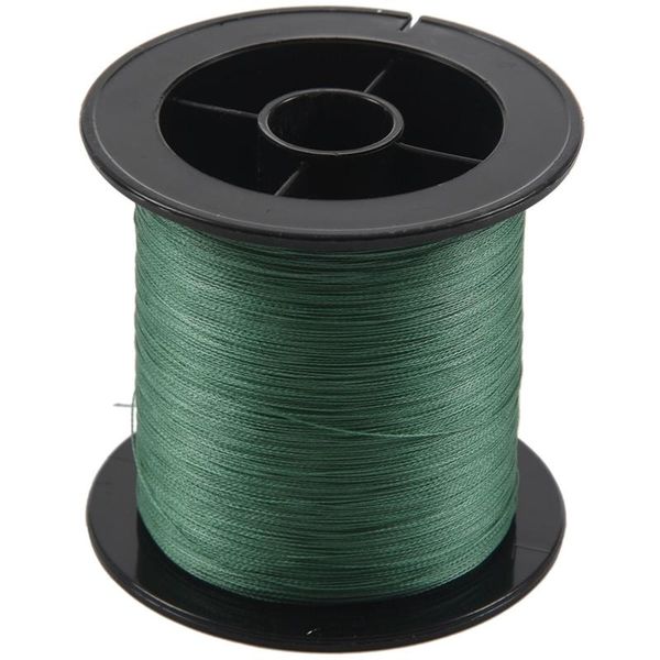 

4 strand 300m/330yard ink stick green 100% pe braided fishing line 10lb