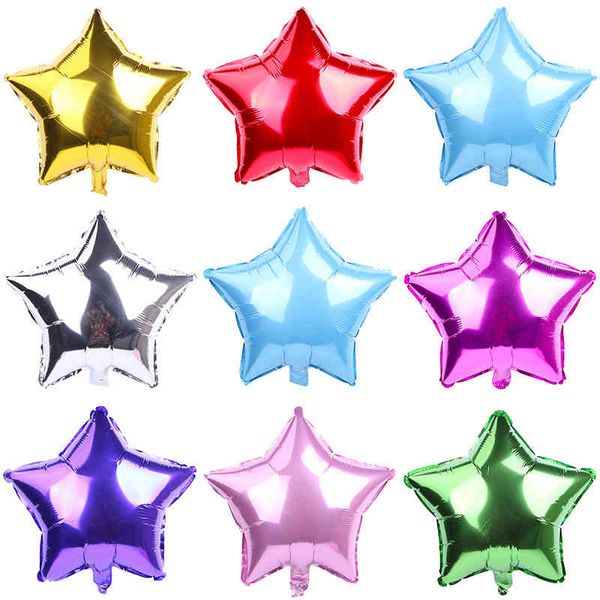 

10-piece 10-inch foil star balloon 5-inch balloon wedding decoration birthday party children baby shower globos