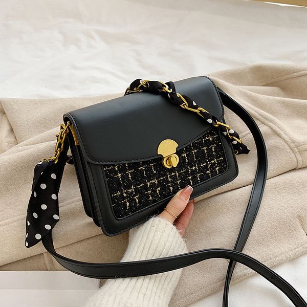 

flax crossbody bags for women 2019 small messenger shoulder bag lady chain handbags and purses travel hand bag c0228