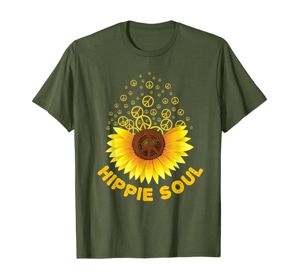 

Hippie Soul Hippies Peace Vintage Retro Costume Hippy Gift T-Shirt, Mainly pictures