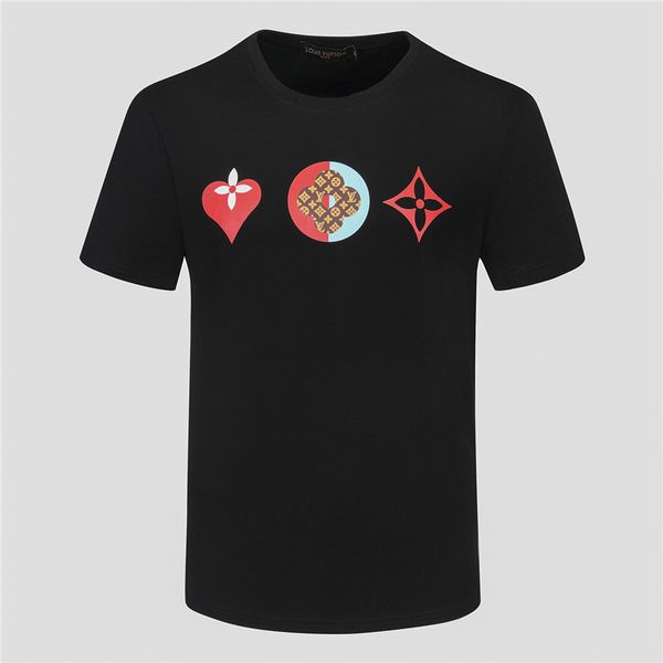 

2021 signature t-shirt europe embroidery print letter fashion my casual tees men women clothing cotton tee, White;black