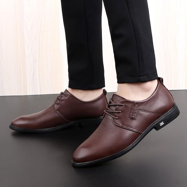 

dress shoes cuero lather black causal fashion mens moccasins formal sneakers man flat casual shoe de masculino male para men summer