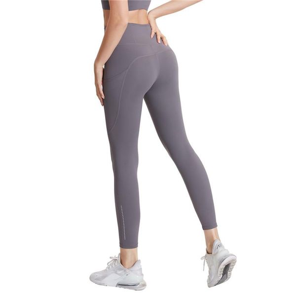 

running pants female tummy control sports leggings women high waist tights jogging stretch yoga gym workout leggins with pockets, Black;blue