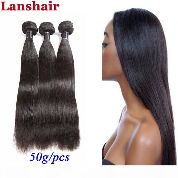 

malaysian brazilian straight human hair 8a unprocessed virgin hair straight bundles malaysian virgin hair wefts extensions ing, Black