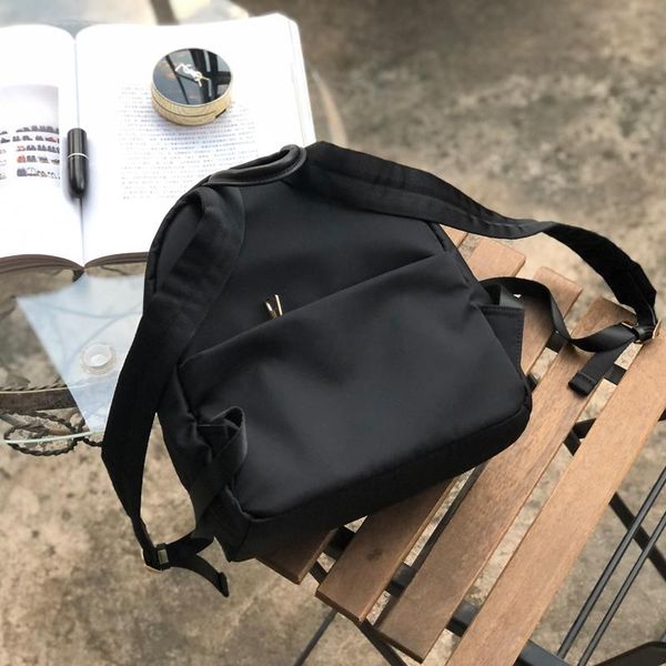 

backpack women students leisure schoolbag nylon cloth lightweight large capacity