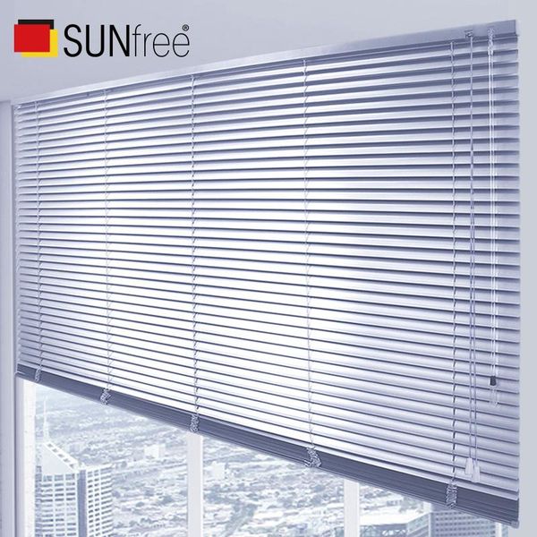 

blinds sunc / s type slat aluminum moisture proof waterproof 25mm venetian for office /bathroom