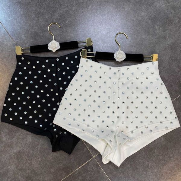 

fabpop spring summer arrivals high waist diamonds shorts streetwear women ga134 210709, White;black