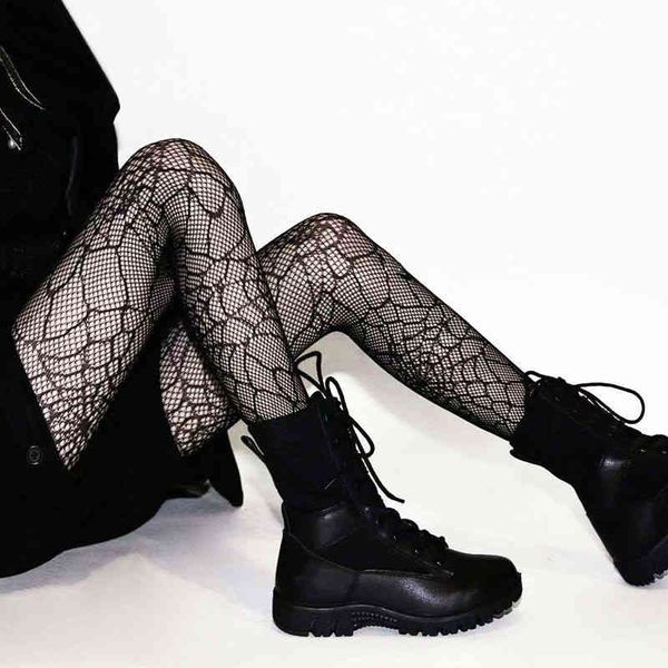

selling tights woman underwear party clubwear stockings street gothic hosiery plus size women mesh fishnet pantyhose, Black