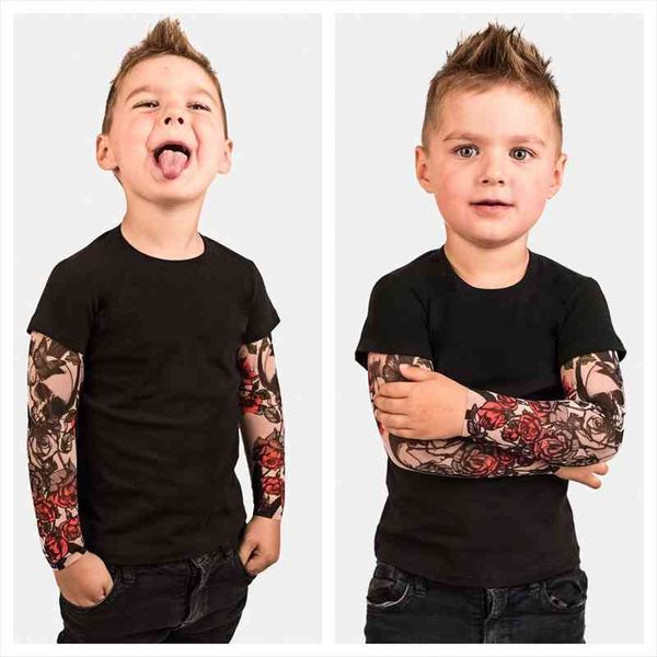 

baby kids tattoo sleeve clothes toddler babies newborn infant baby boys shirt clothes set bodysuit t-shirts brothers matching, Black