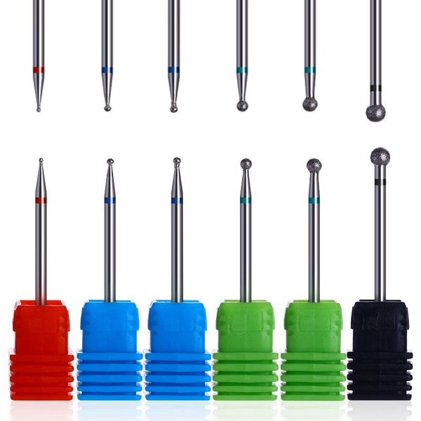 

nail art kits drill bit milling gel nails cutter file 11 types for electric accessories manicure polishing remove tool kit