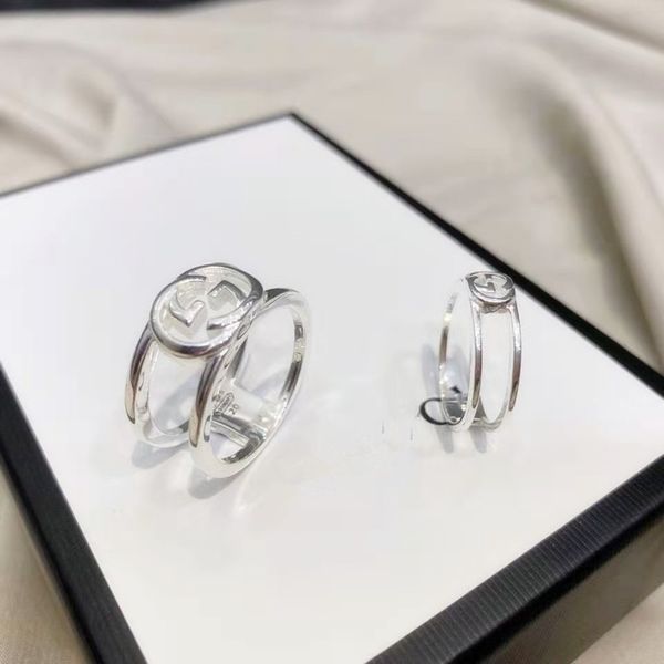 

75% off s925 silver hollow out couple ring exclusive fine jewel saleh9za