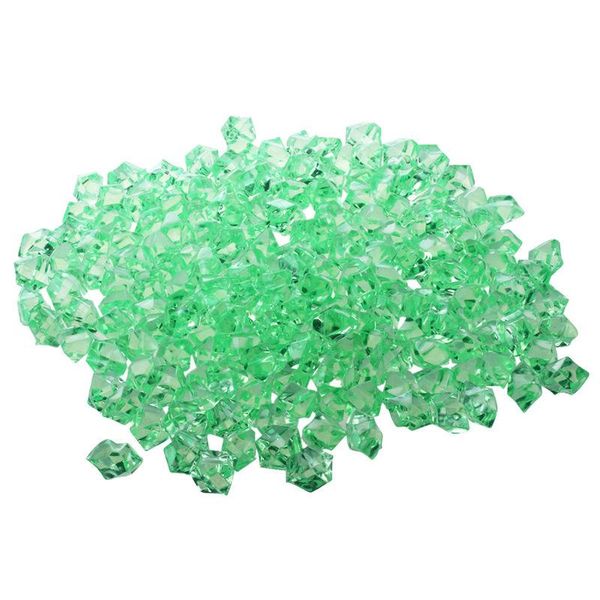 

decorations 150 x clear green faux crystal stones ornament for aquarium