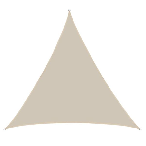 

new-13ft sun shade sail triple-cornered canopy permeable canopy pergolas cover permeable uv block fabric durable outdoor