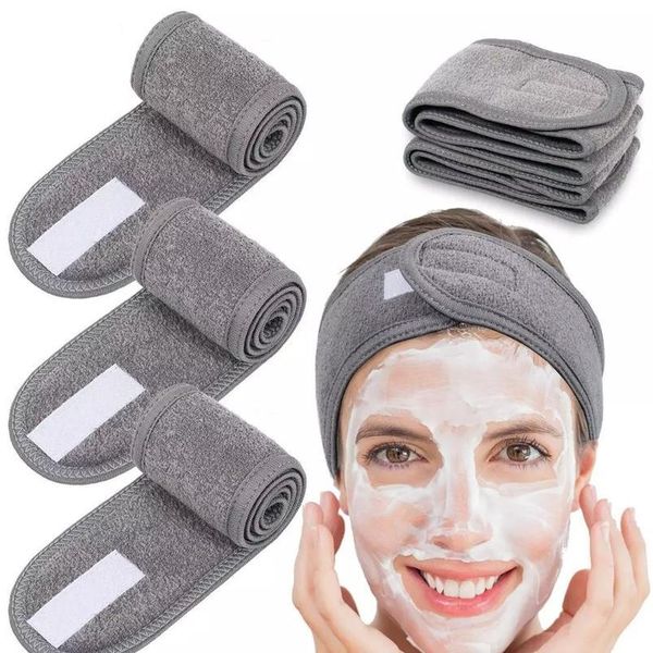 

adjustable wide hairband yoga spa bath shower makeup wash face cosmetic headband for women ladies make up acc jllycp