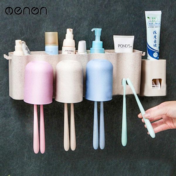 

toothbrush holders menen mouthwash cup holder automatic toothpaste dispenser set for bathroom accessories lf71030