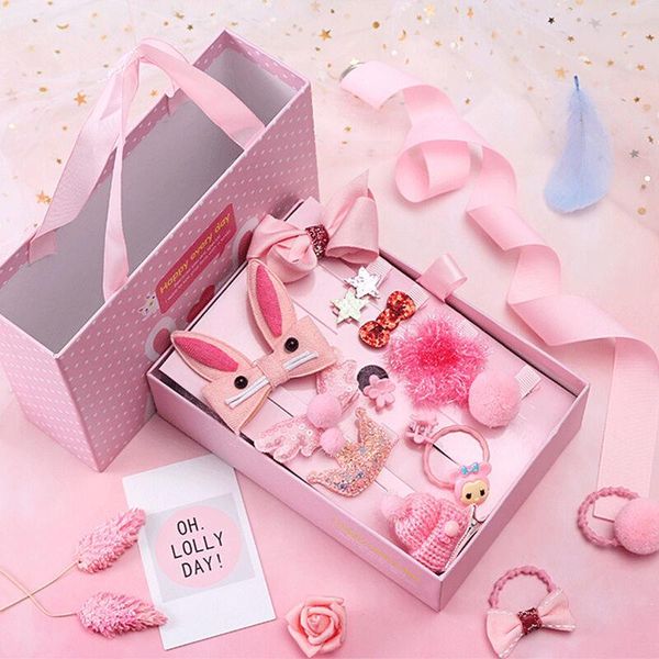 

new girls cute colorful cartoon hairpins children hair accessories korean princess headdress fashion barrette hair ornament, Slivery;white